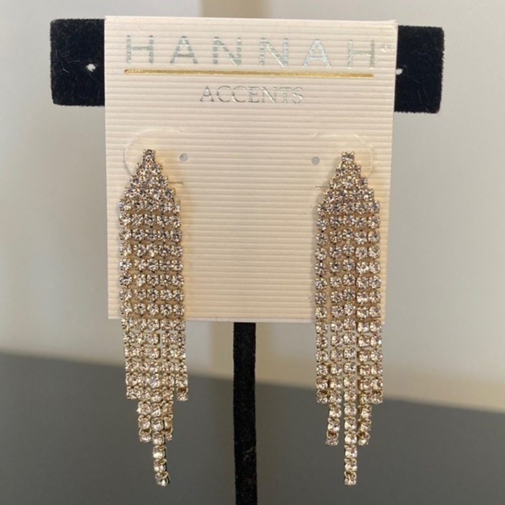 Hannah Gold and Silver Dangle Earrings